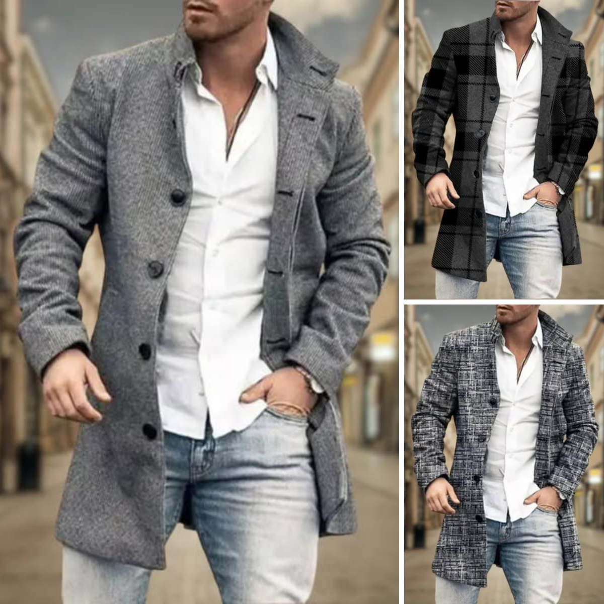Harrison | Classic Long Overcoat