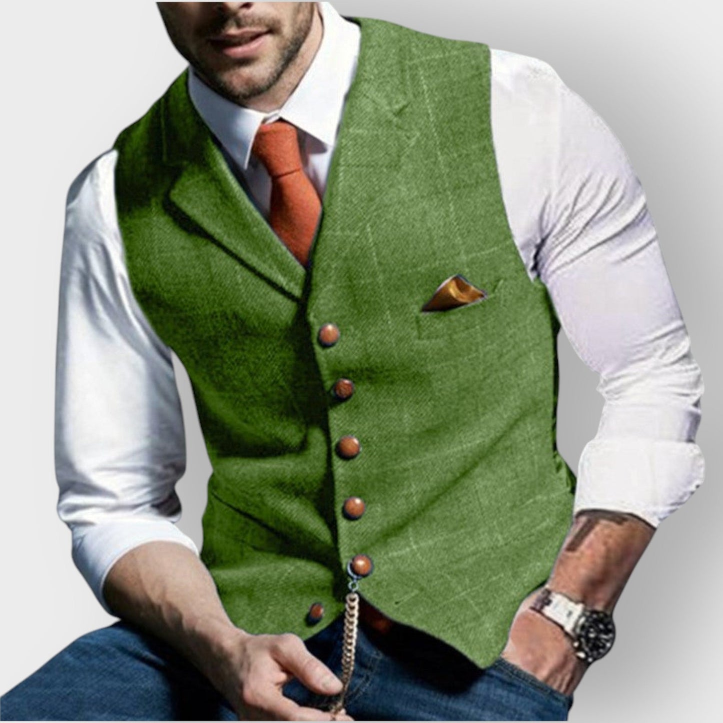 Jordan | Classic Buttoned Gilet