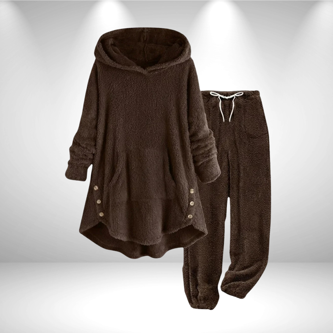 Lauren | Cozy Hooded Tunic Lounge Set
