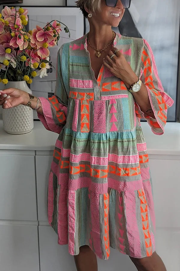 Willow | Elegant Tiered Swing Dress