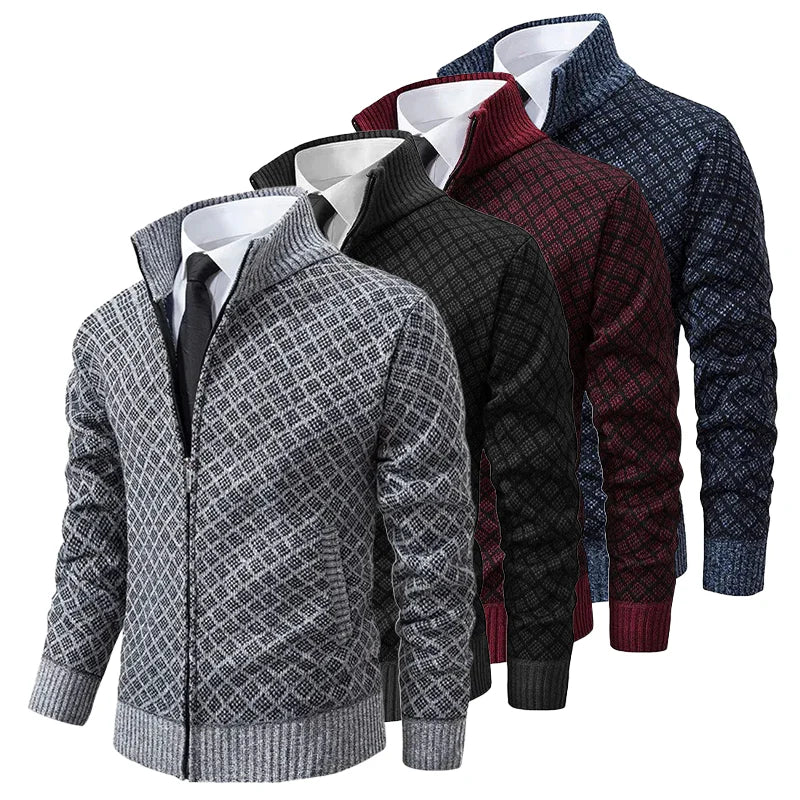 Mason | Classic Full-Zip Knit Cardigan