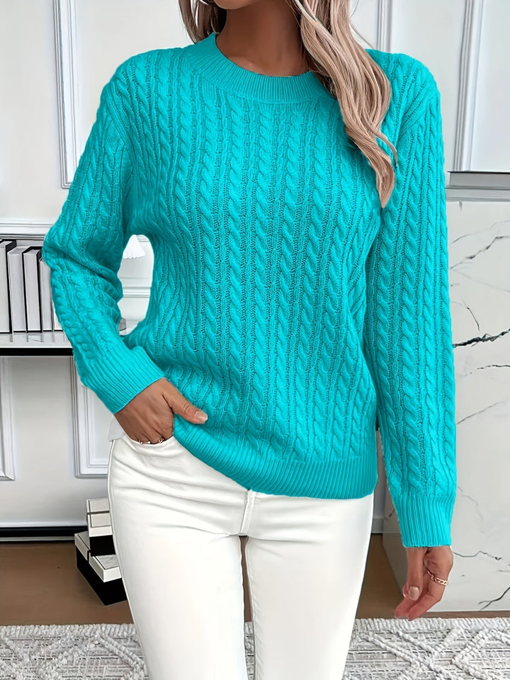 Eliana | Classic Cable Knit Sweater