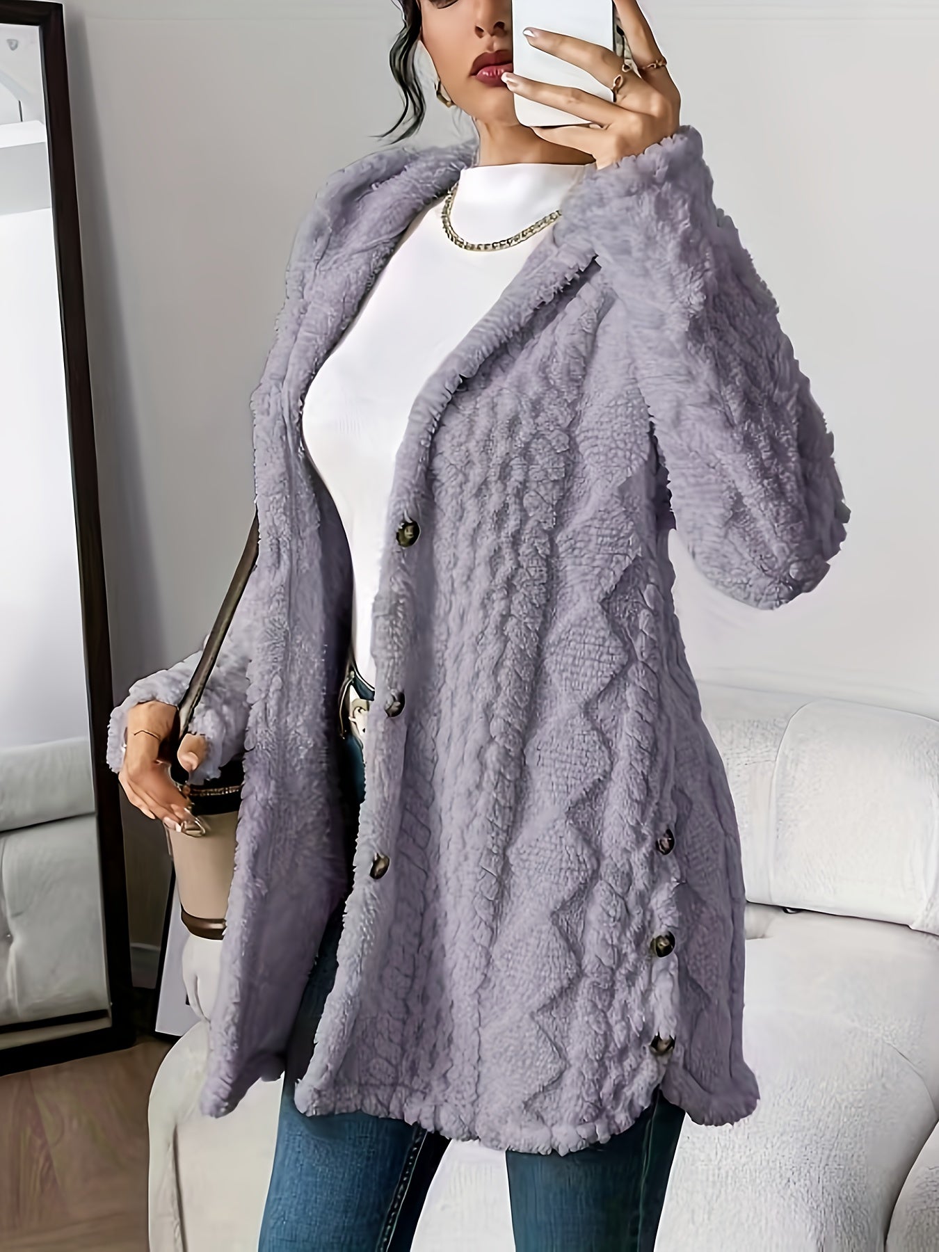 Aubrey | Cozy Hooded Knit Cardigan