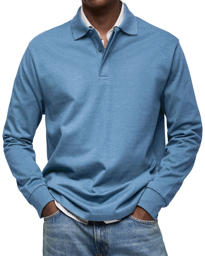 Tony | Long Sleeve Casual Polo