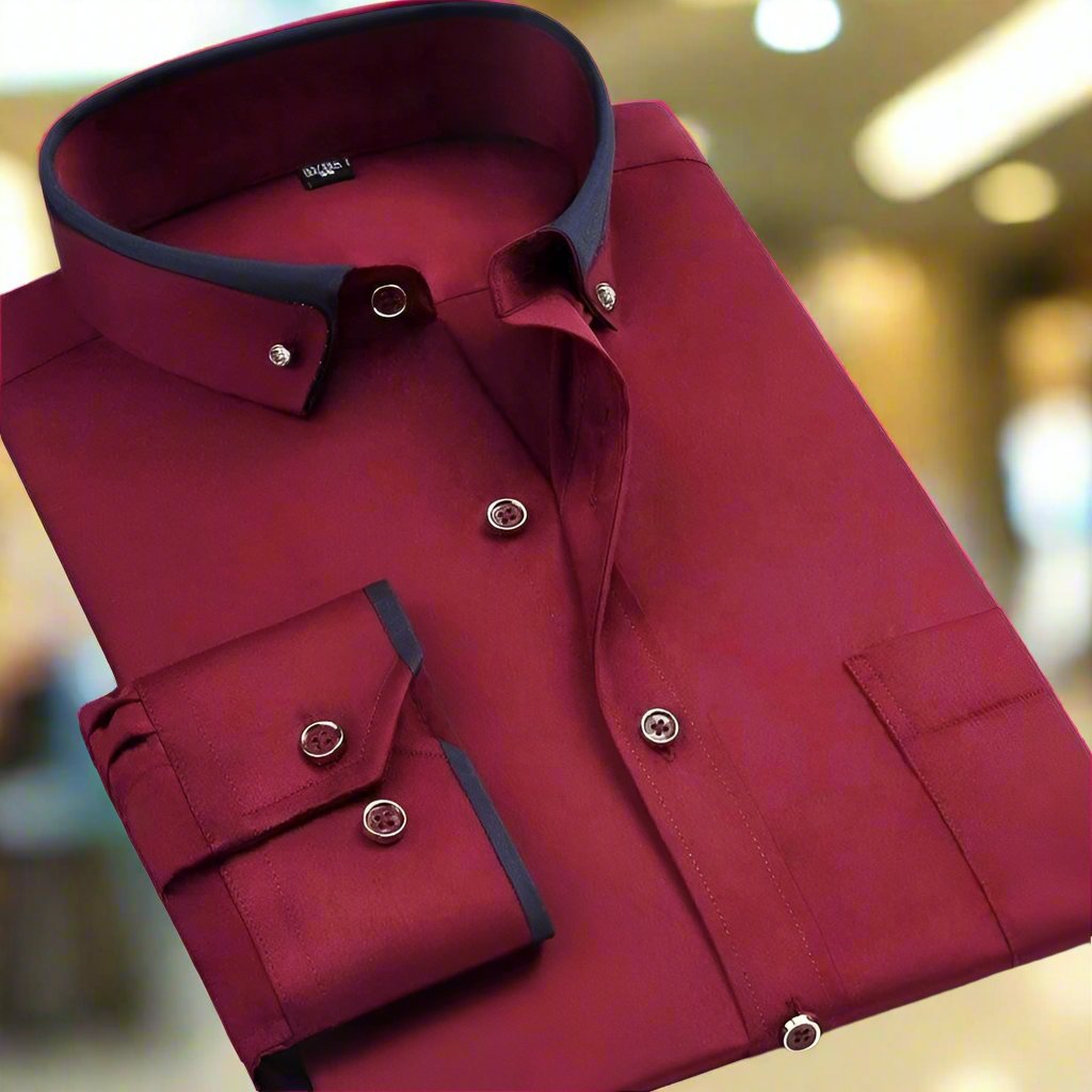 Wayne | Classic Long-Sleeve Shirt