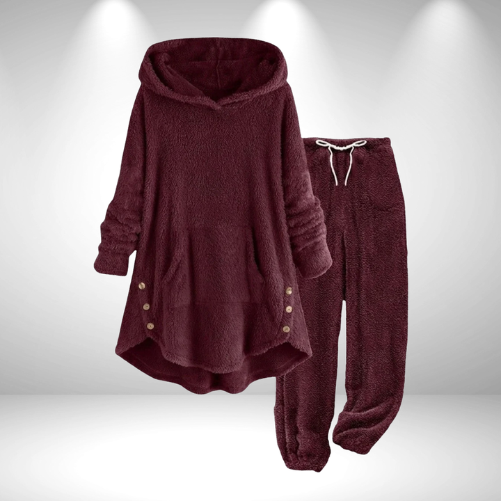 Lauren | Cozy Hooded Tunic Lounge Set