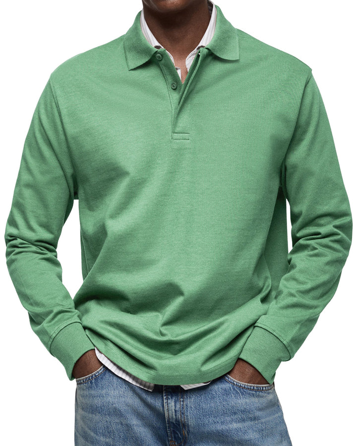 Tony | Long Sleeve Casual Polo