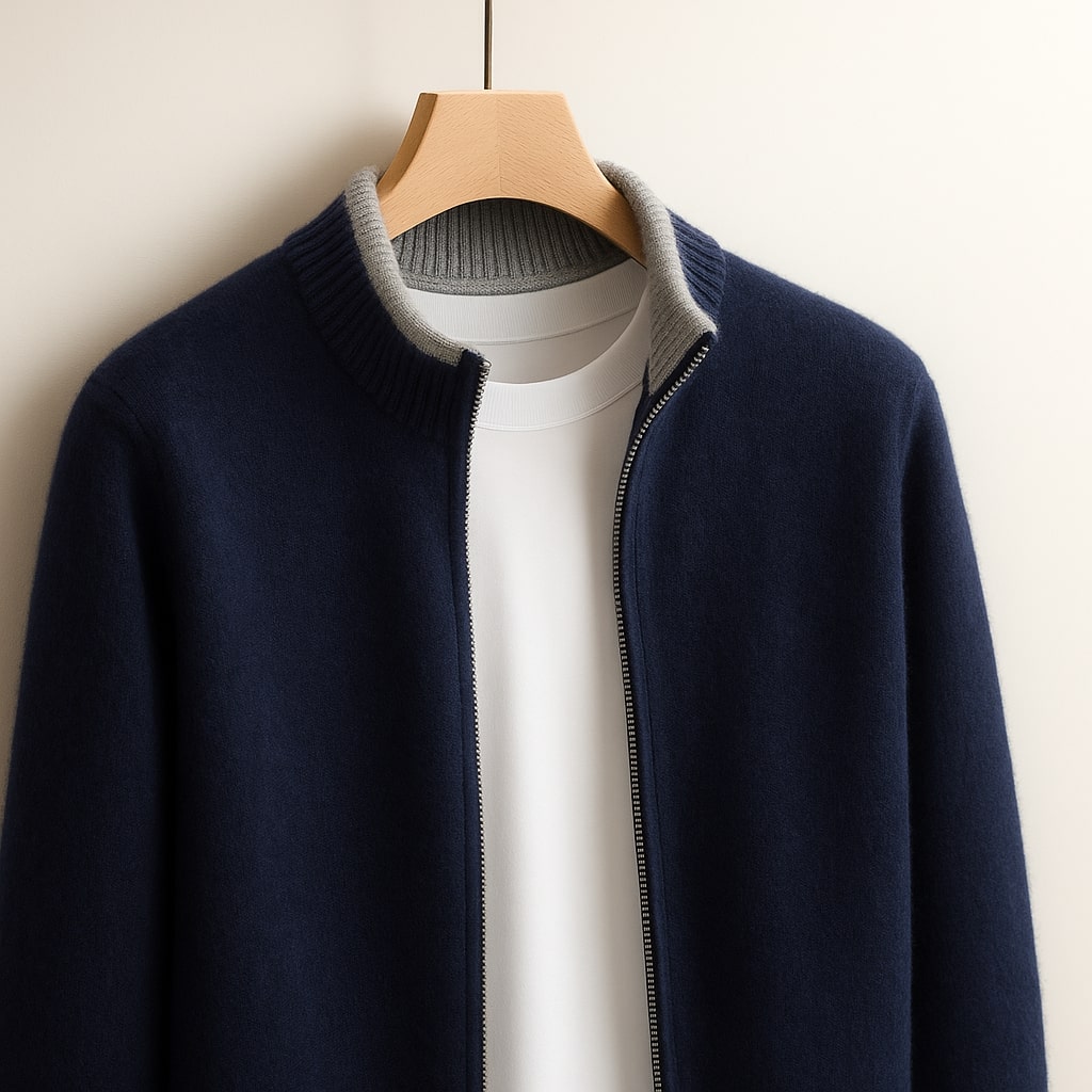 Harvey | Premium Elegant Zip Jacket