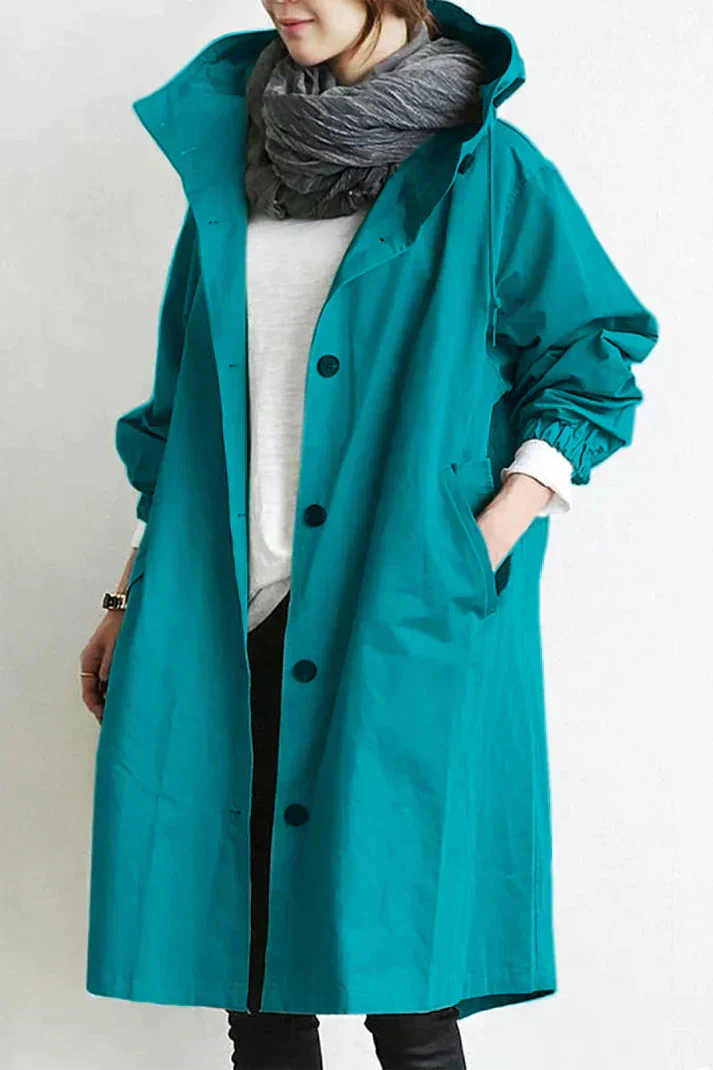 Anna | Hooded Trench Coat