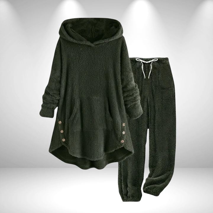 Lauren | Cozy Hooded Tunic Lounge Set