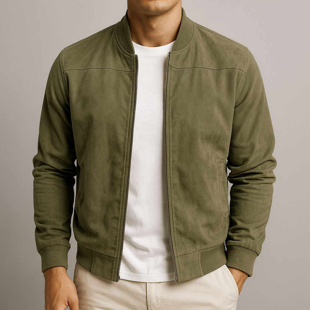 Grayson | Classic Comfort Bomber Jacket