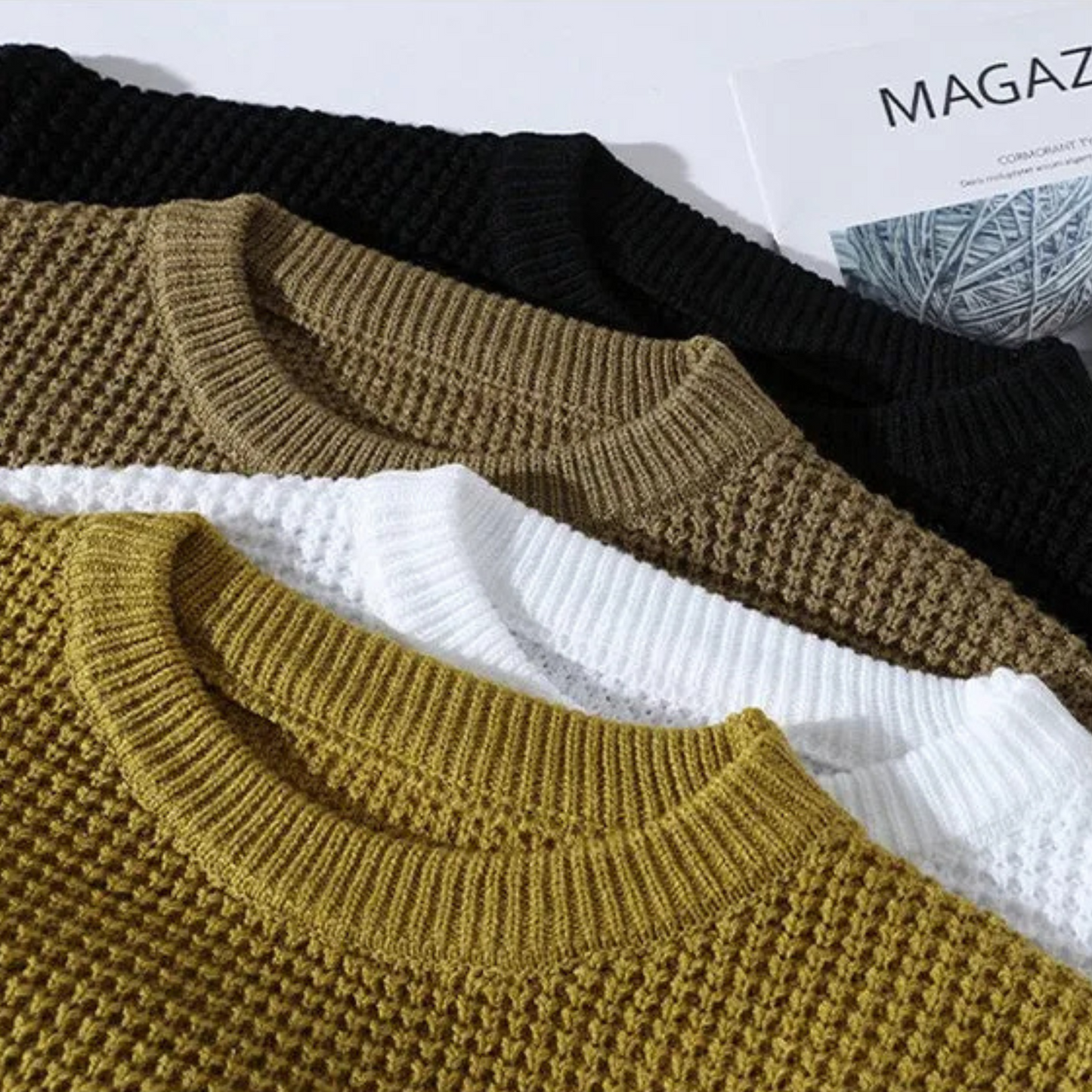 Elliot | Refined Textured Knit Sweater