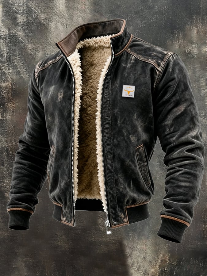 Lorenzo | Rugged Vintage Zip Jacket