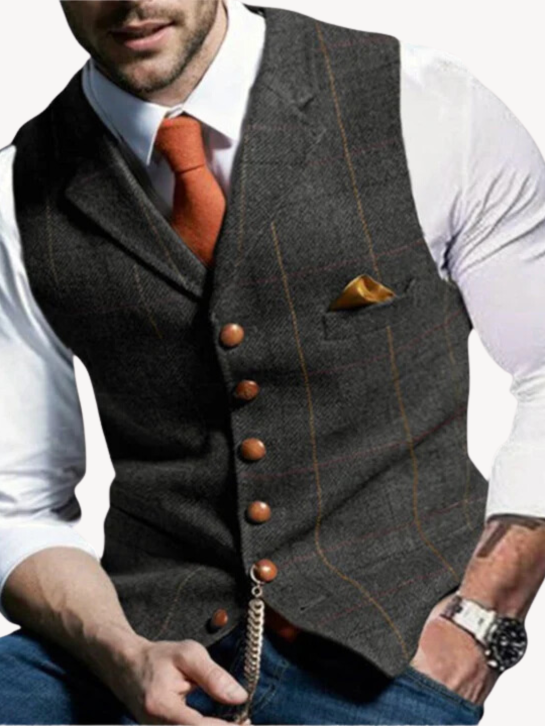 Jordan | Classic Buttoned Gilet