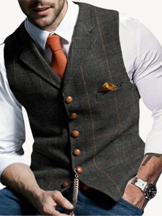 Jordan | Classic Buttoned Gilet