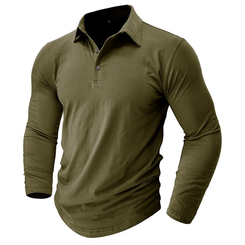 Travis Owen | Stylish Premium Long-Sleeve Polo