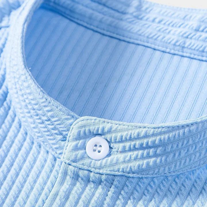 Cyrus | Modern Stand-Collar Button Shirt