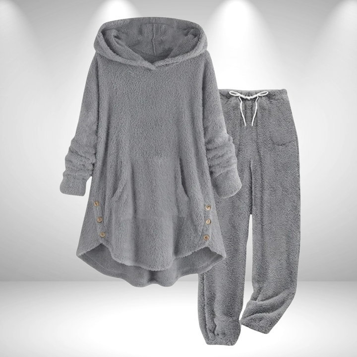 Lauren | Cozy Hooded Tunic Lounge Set