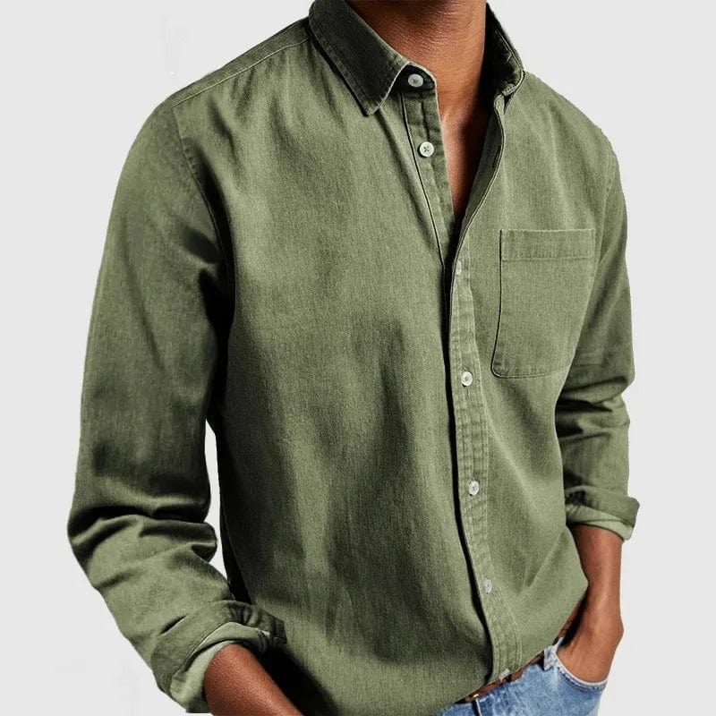 Caleb | Classic Button-Up Shirt