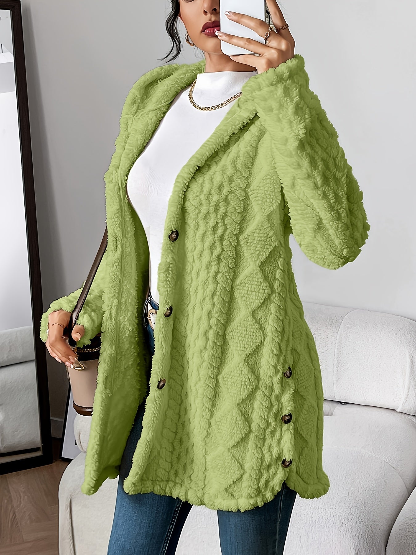 Aubrey | Cozy Hooded Knit Cardigan