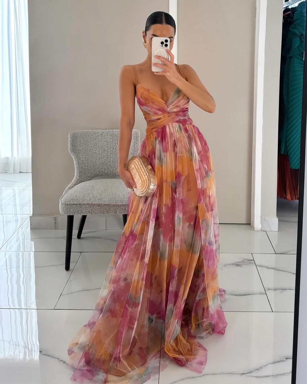Giselle | Elegant Floral Maxi Dress