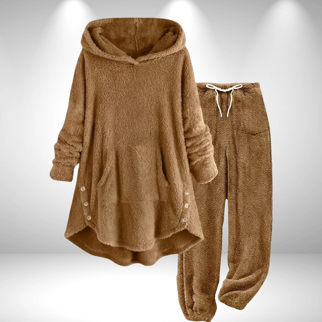 Lauren | Cozy Hooded Tunic Lounge Set