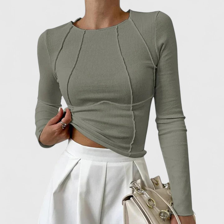 Emma | Elegant Long Sleeve Top