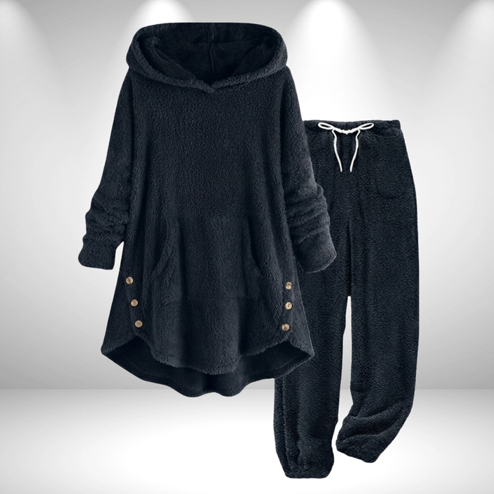 Lauren | Cozy Hooded Tunic Lounge Set