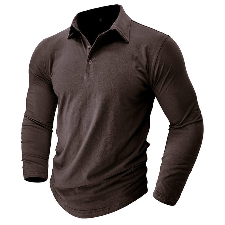 Travis Owen | Stylish Premium Long-Sleeve Polo