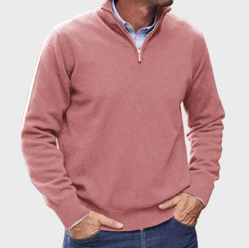 Marco | Elegant Half-Zip Knit Sweater