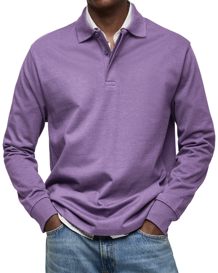 Tony | Long Sleeve Casual Polo