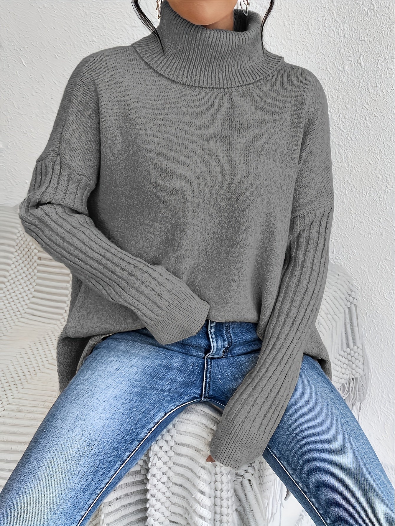 Avery | Relaxed Turtleneck Sweater