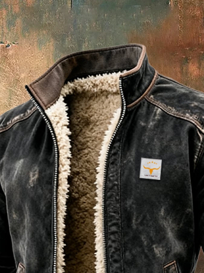 Lorenzo | Rugged Vintage Zip Jacket