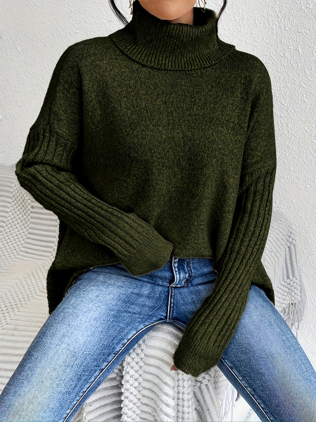Avery | Relaxed Turtleneck Sweater