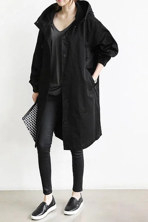 Anna | Hooded Trench Coat