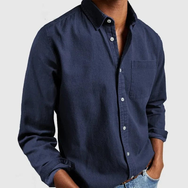 Caleb | Classic Button-Up Shirt