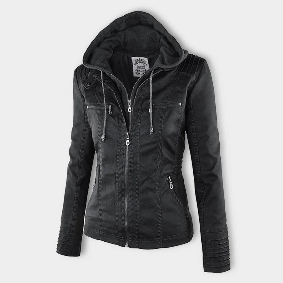 Elena | Timeless Chic Leather-Style Jacket