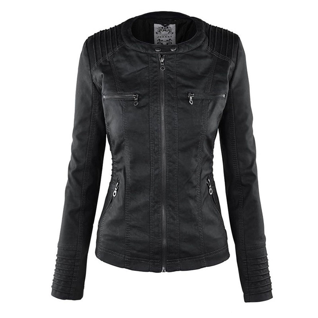 Elena | Timeless Chic Leather-Style Jacket
