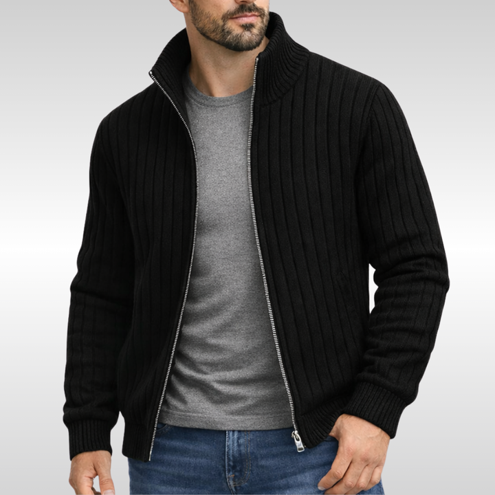 Lucas | Classic Zip-Up Knit Jacket