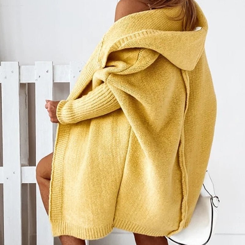 Lynn | Hooded Knit Cardigan