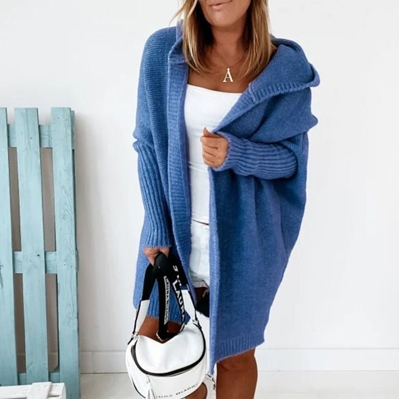 Lynn | Hooded Knit Cardigan