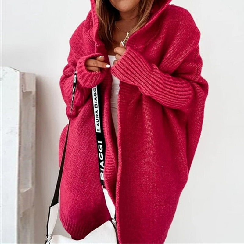 Lynn | Hooded Knit Cardigan