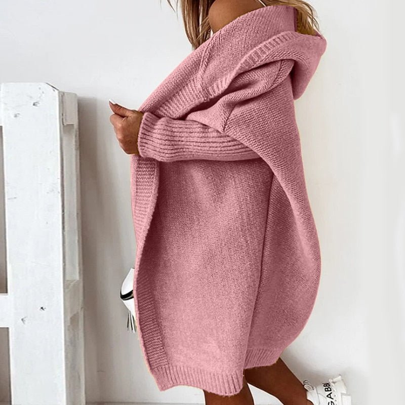 Lynn | Hooded Knit Cardigan