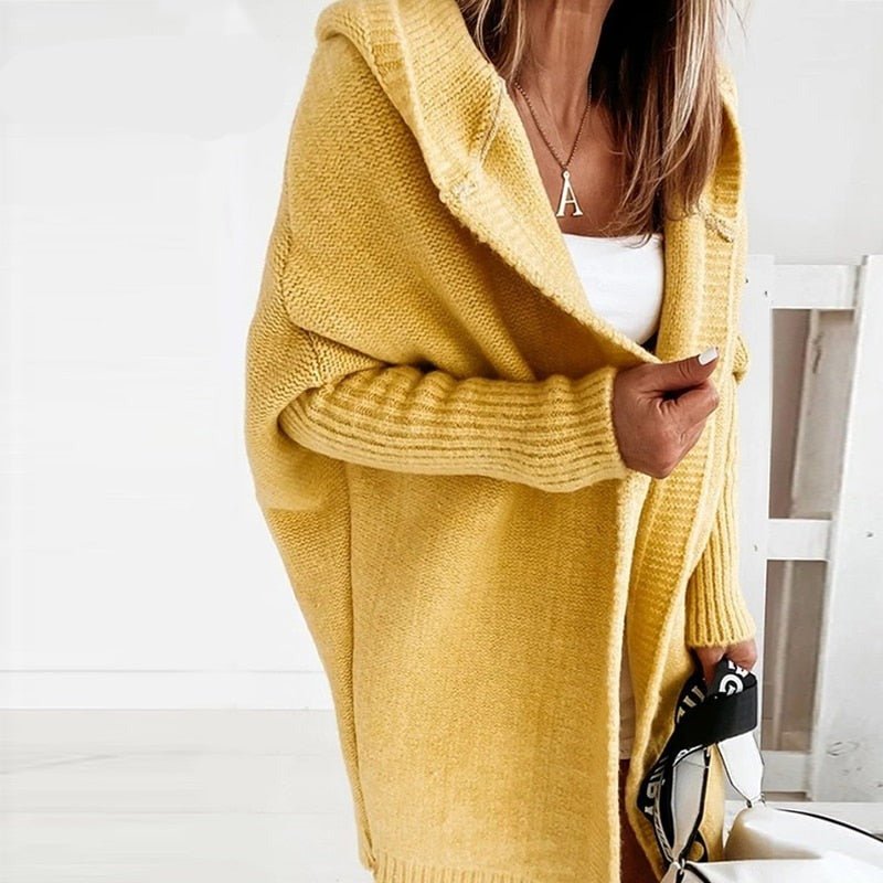 Lynn | Hooded Knit Cardigan