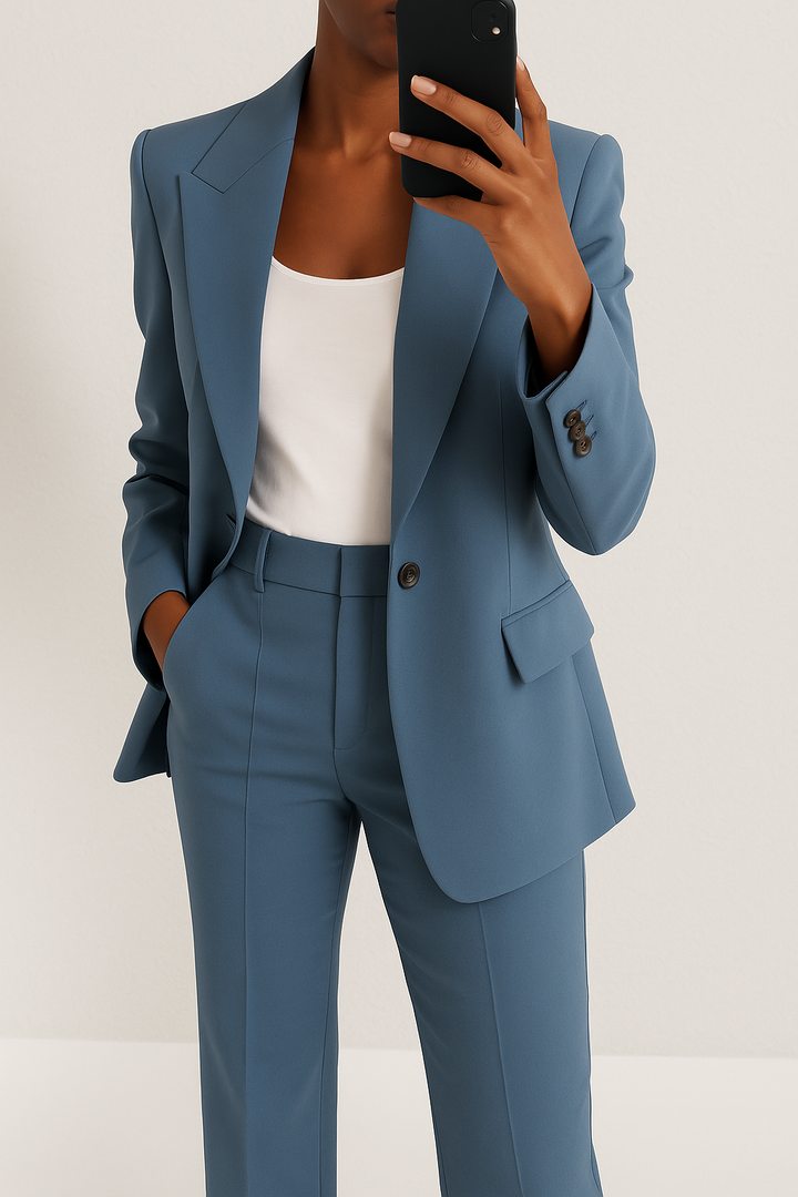 Ava | Chic Two-Piece Blazer & Trouser Set