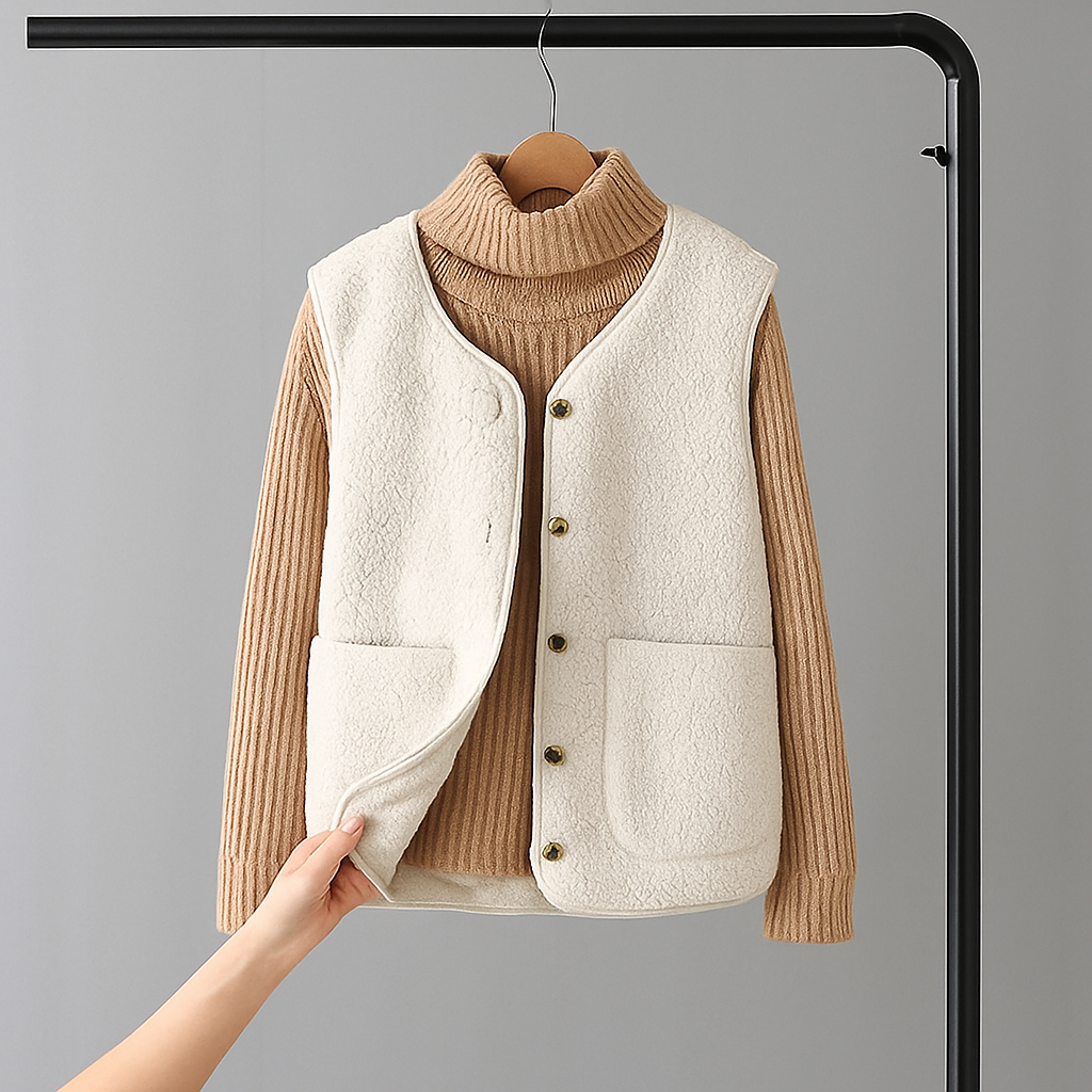 Clara | Classic Button Down Vest