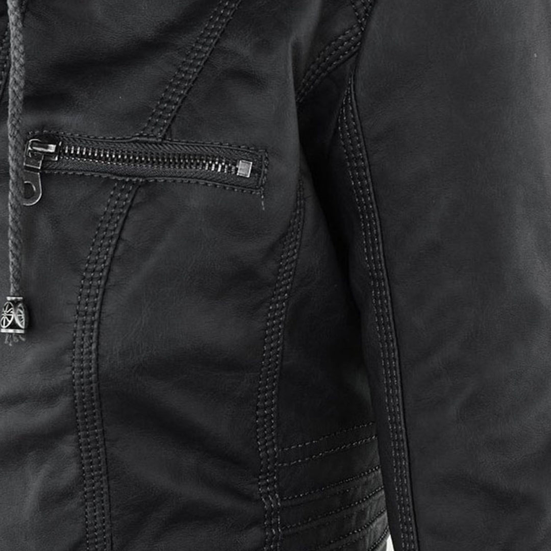 Elena | Timeless Chic Leather-Style Jacket