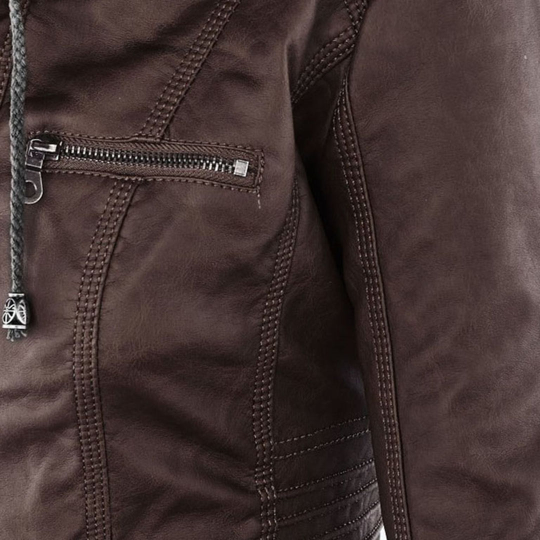 Elena | Timeless Chic Leather-Style Jacket