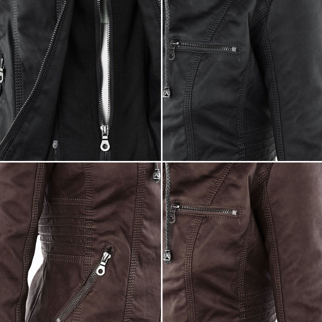 Elena | Timeless Chic Leather-Style Jacket