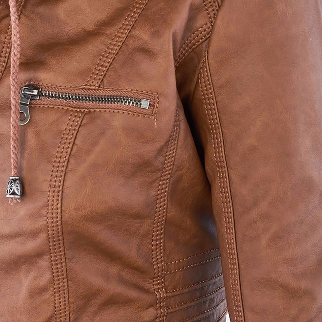 Elena | Timeless Chic Leather-Style Jacket